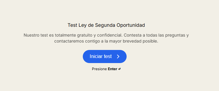 test ley de segunda oportunidad test ley de segunda oportunidad